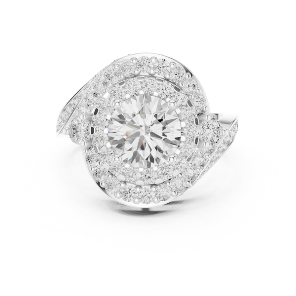 Square Frame Lab Grown Diamond Ring