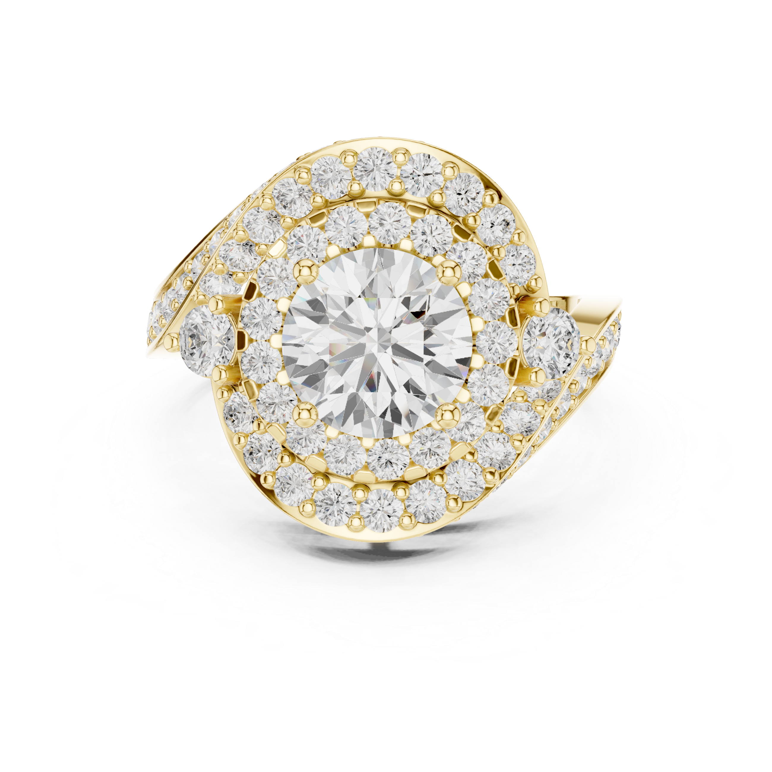 Square Frame Lab Grown Diamond Ring