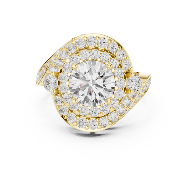 Square Frame Lab Grown Diamond Ring