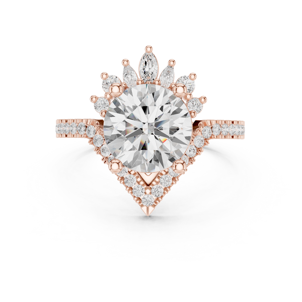 Petal Prongs Lab Grown Diamond Ring