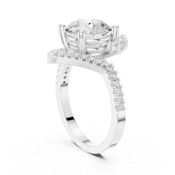 Petal Prongs Lab Grown Diamond Ring