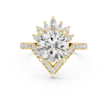 Petal Prongs Lab Grown Diamond Ring