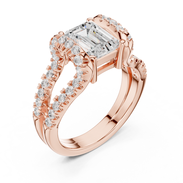 Filigree Lace Lab Grown Diamond Ring
