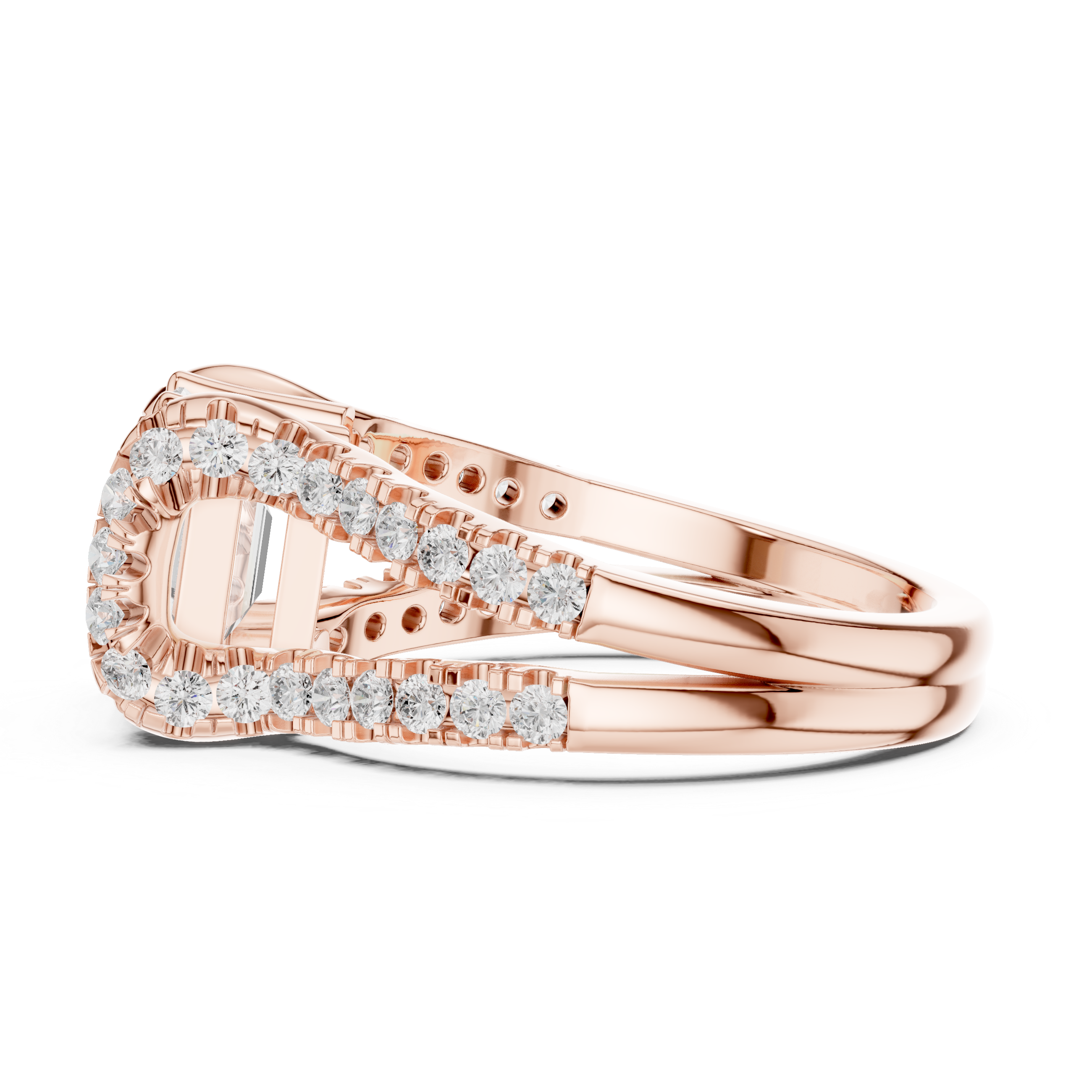 Filigree Lace Lab Grown Diamond Ring