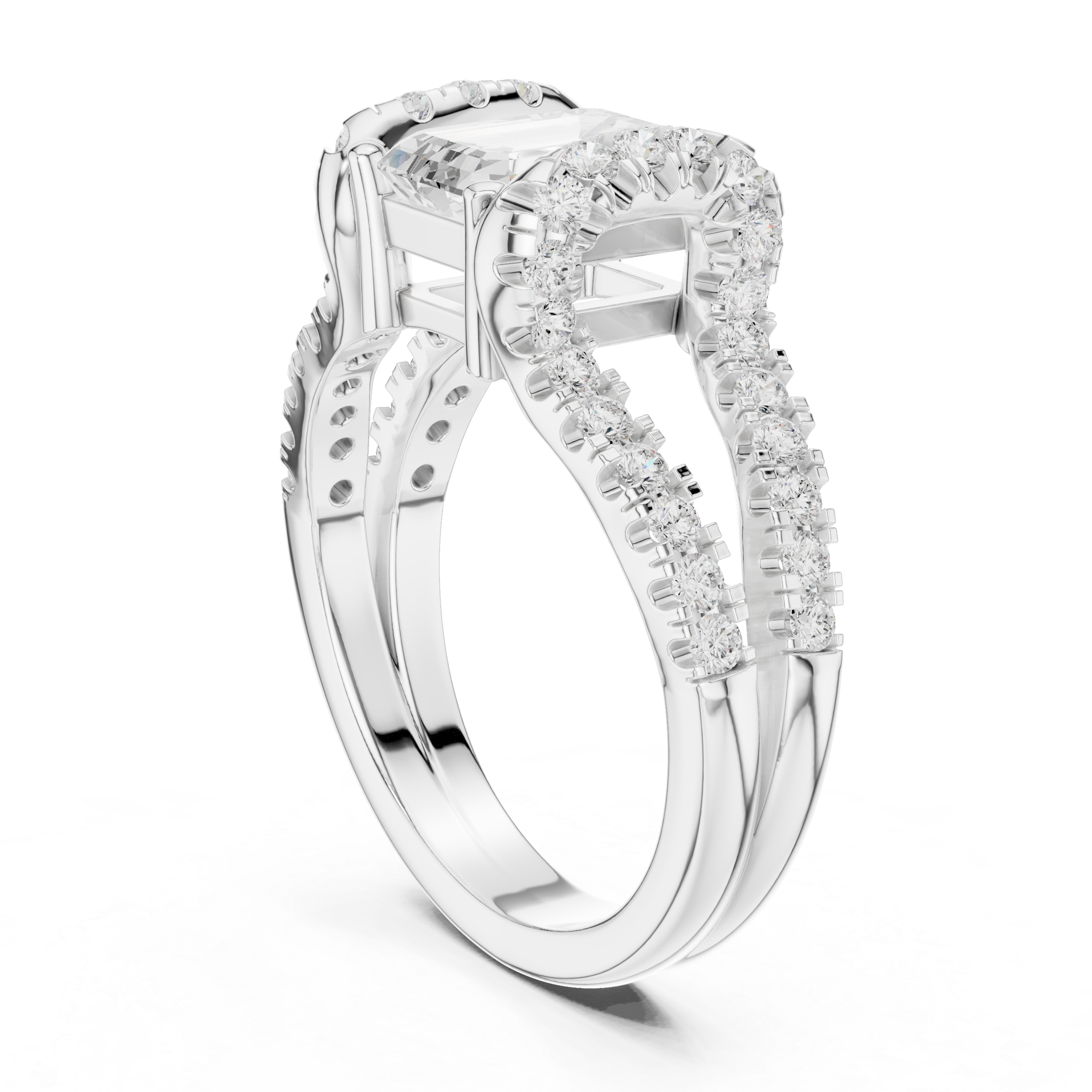 Filigree Lace Lab Grown Diamond Ring