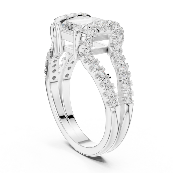Filigree Lace Lab Grown Diamond Ring