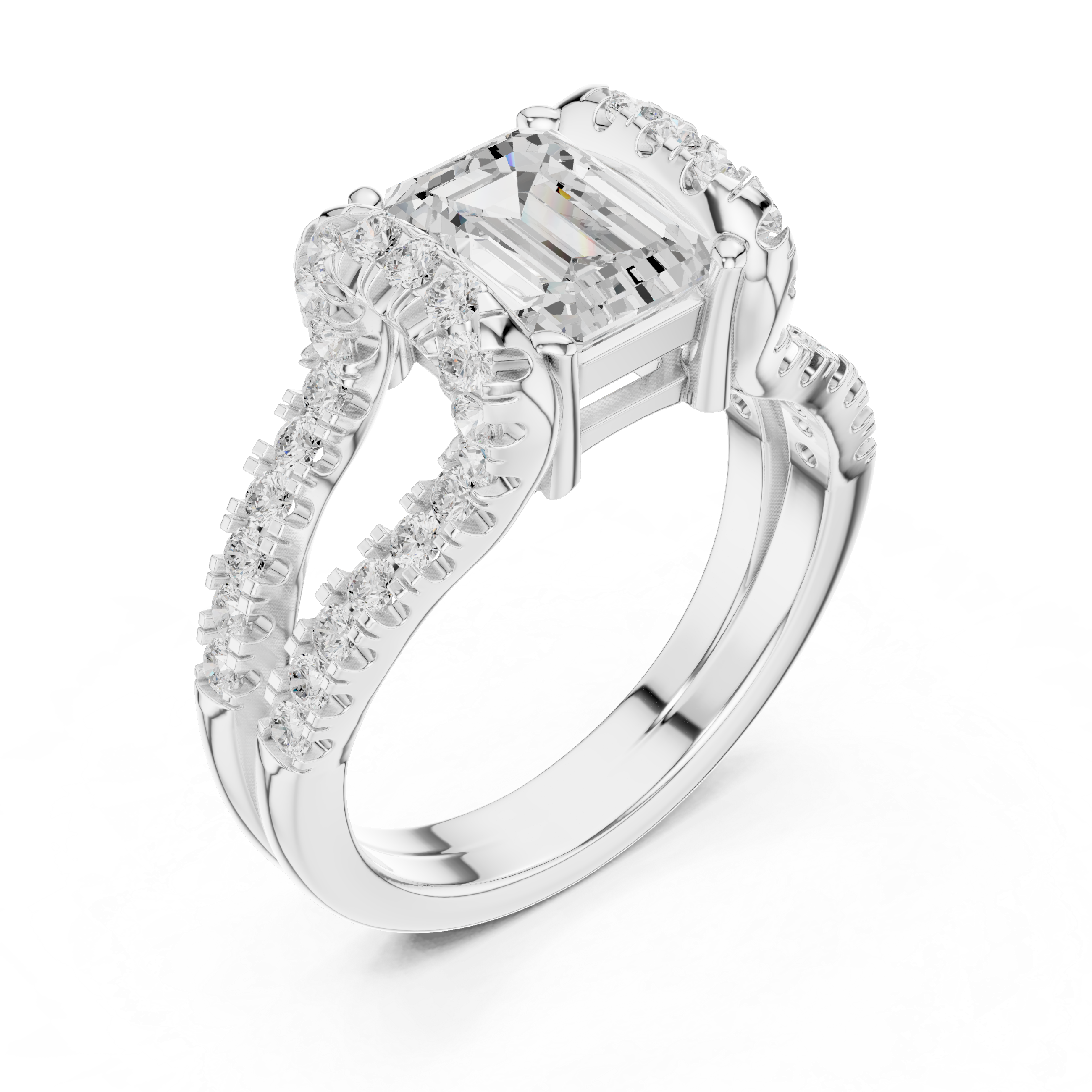 Filigree Lace Lab Grown Diamond Ring