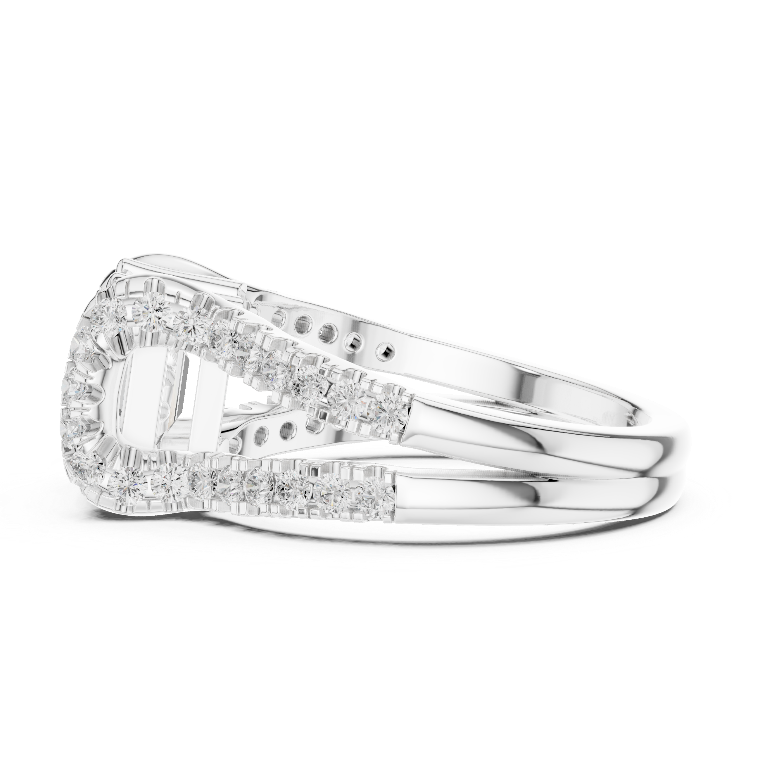 Filigree Lace Lab Grown Diamond Ring