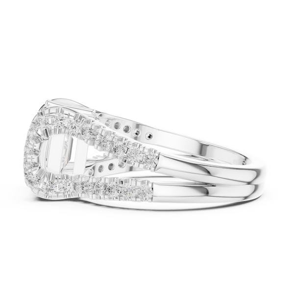 Filigree Lace Lab Grown Diamond Ring