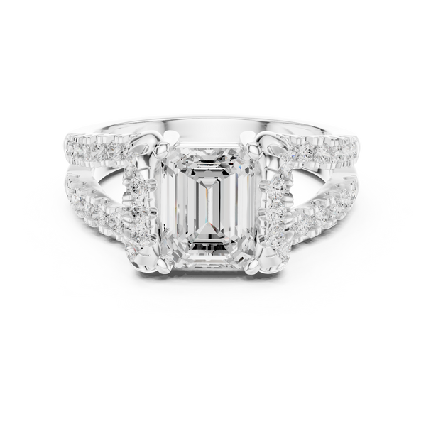 Filigree Lace Lab Grown Diamond Ring