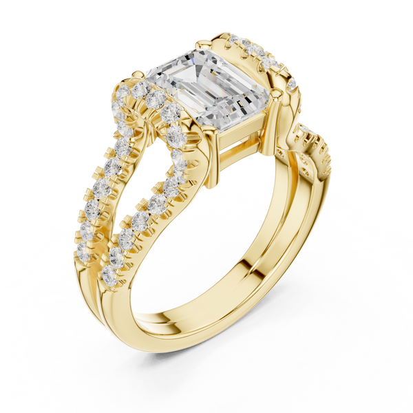 Filigree Lace Lab Grown Diamond Ring