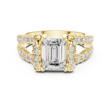 Filigree Lace Lab Grown Diamond Ring