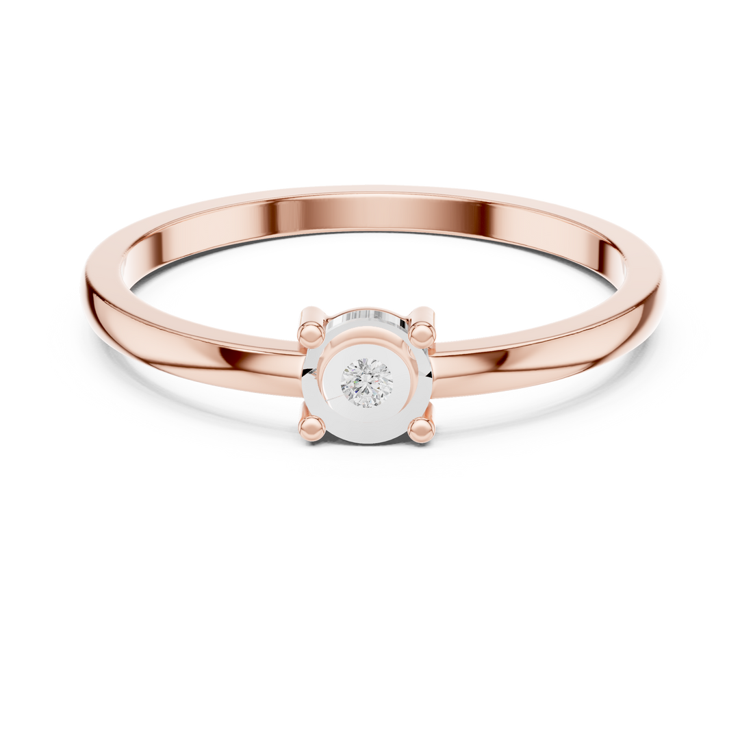 Pave Cascade Lab Grown Diamond Ring