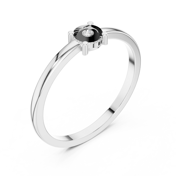 Pave Cascade Lab Grown Diamond Ring