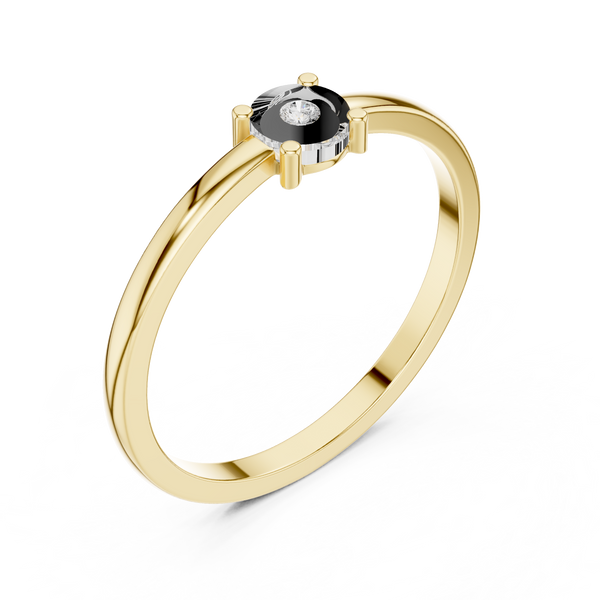 Pave Cascade Lab Grown Diamond Ring