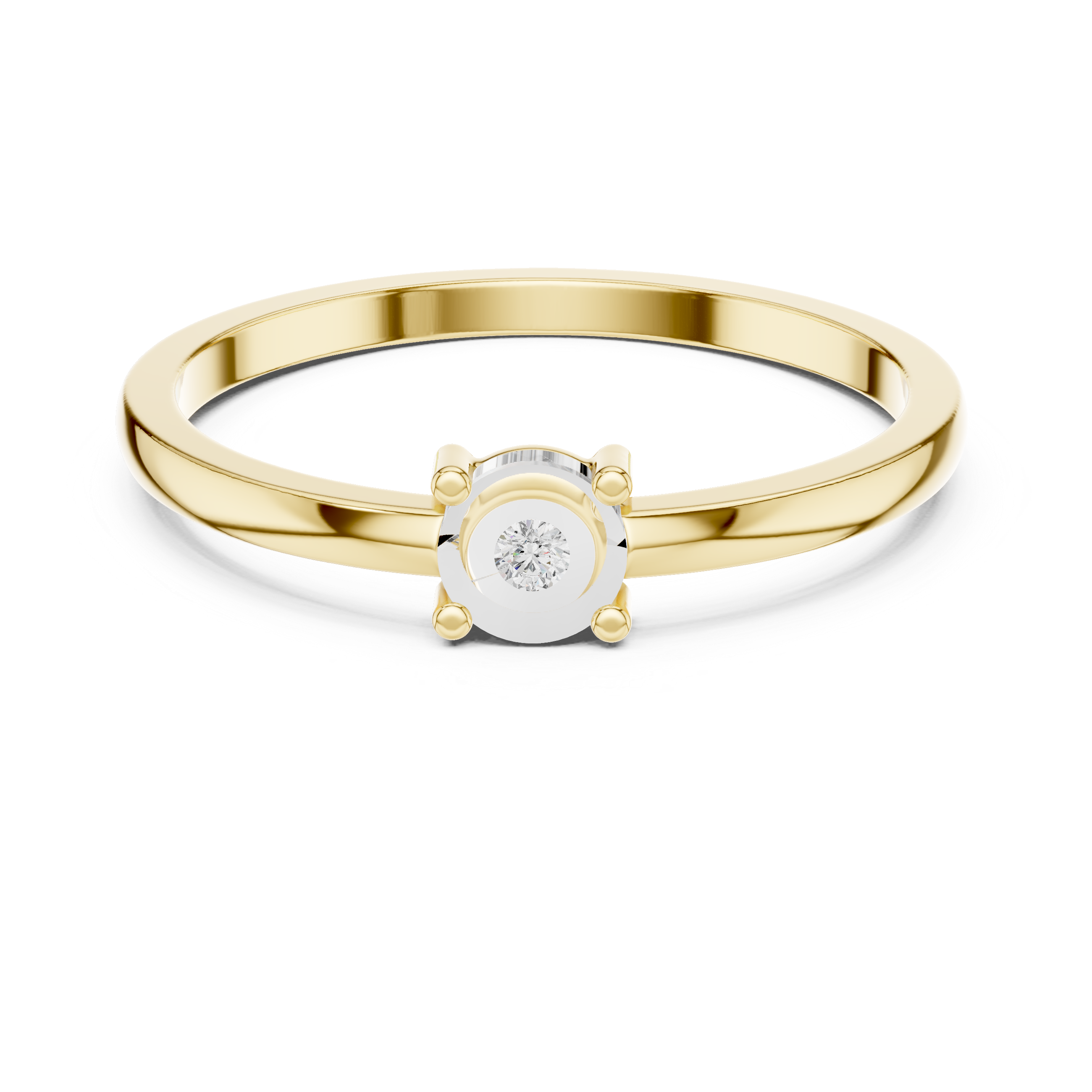 Pave Cascade Lab Grown Diamond Ring