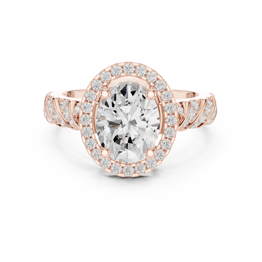 Tension Mount Lab Grown Diamond Ring