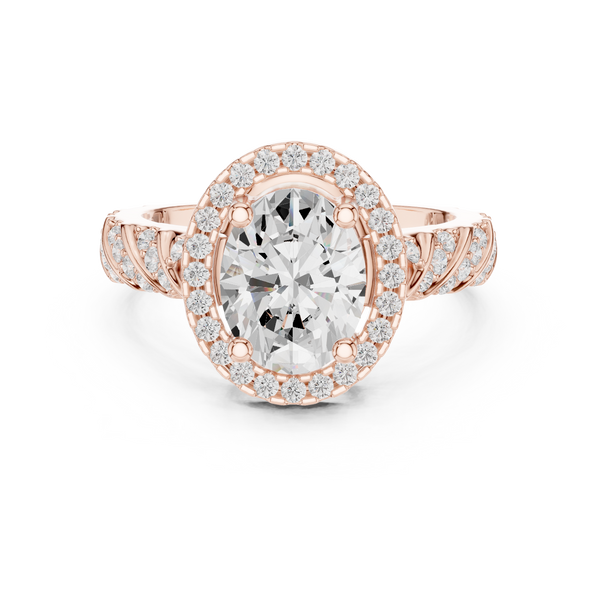 Tension Mount Lab Grown Diamond Ring