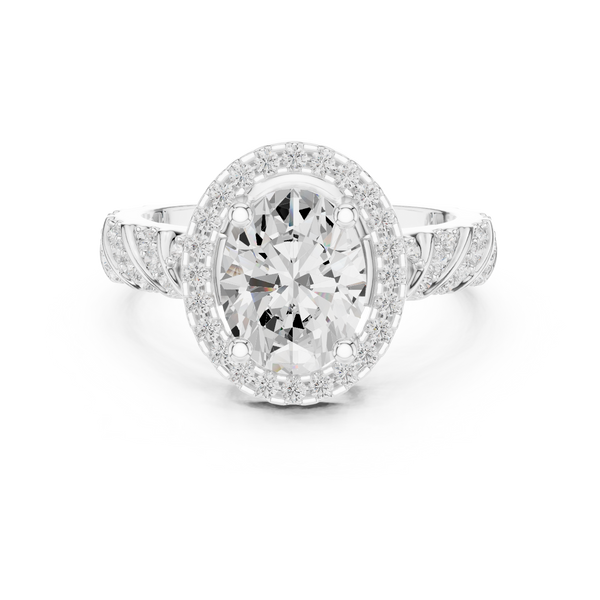 Tension Mount Lab Grown Diamond Ring