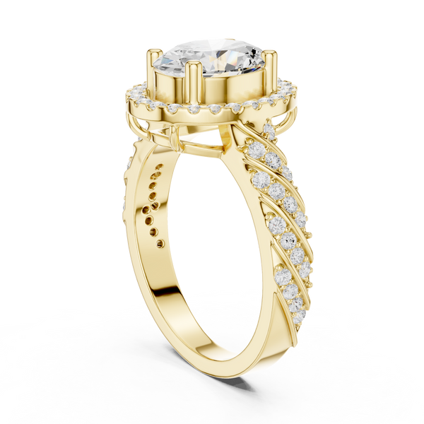 Tension Mount Lab Grown Diamond Ring