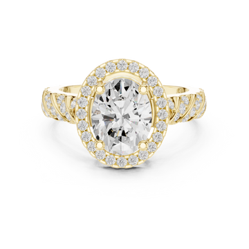 Tension Mount Lab Grown Diamond Ring