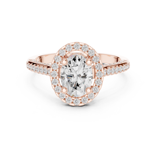 Marquise Accent Lab Grown Diamond Ring