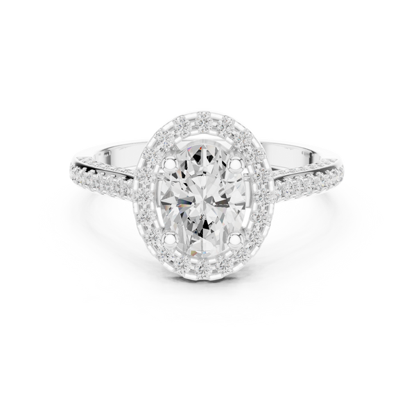 Marquise Accent Lab Grown Diamond Ring
