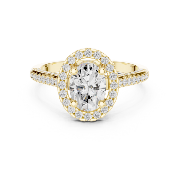 Marquise Accent Lab Grown Diamond Ring