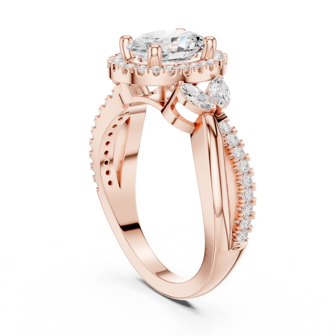 Bar Setting Lab Grown Diamond Ring