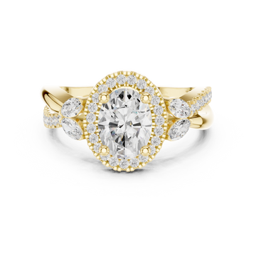 Bar Setting Lab Grown Diamond Ring