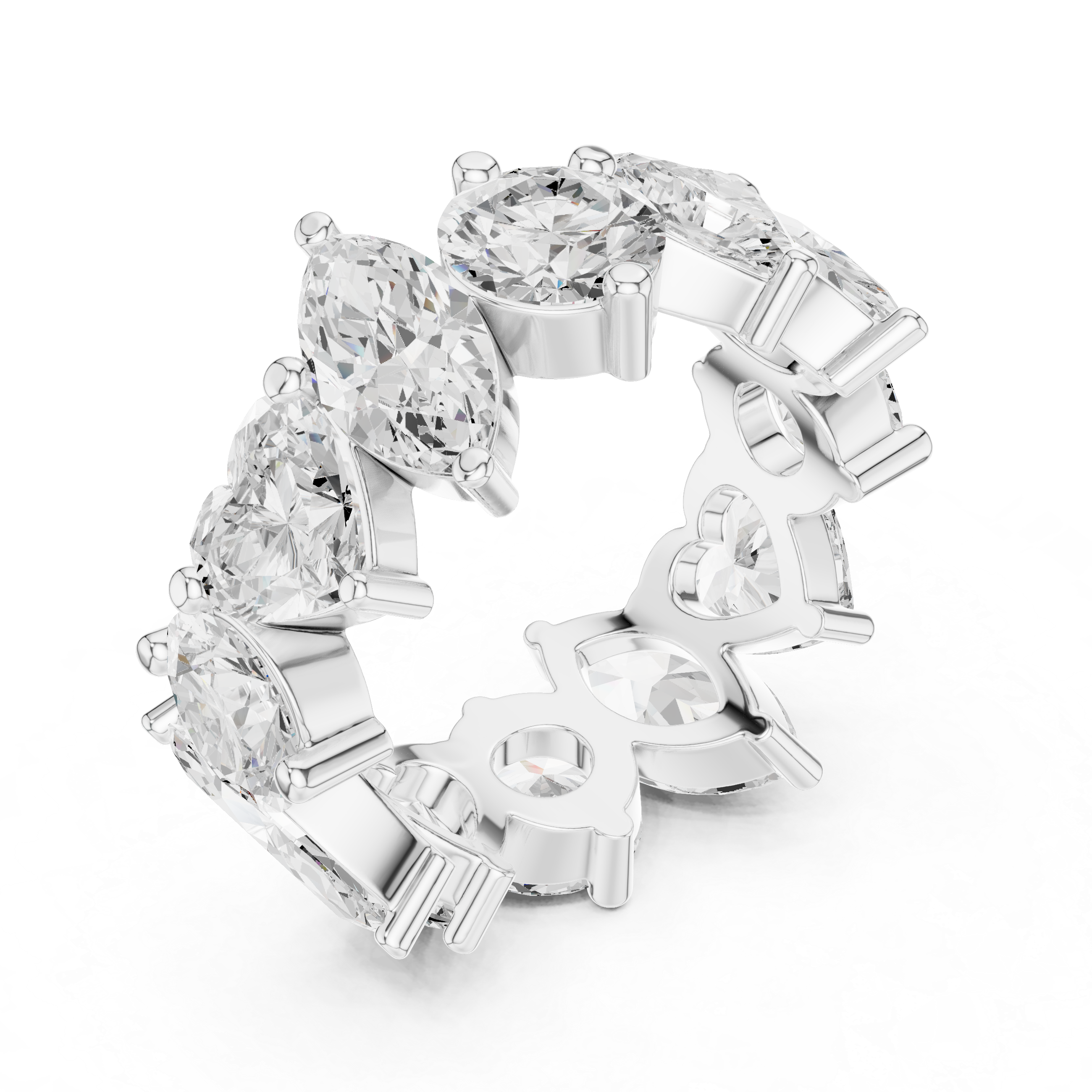 Semi Bezel Lab Grown Diamond Ring
