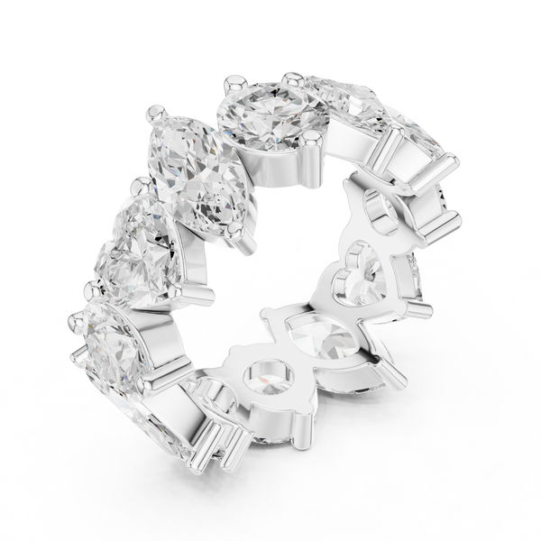 Semi Bezel Lab Grown Diamond Ring