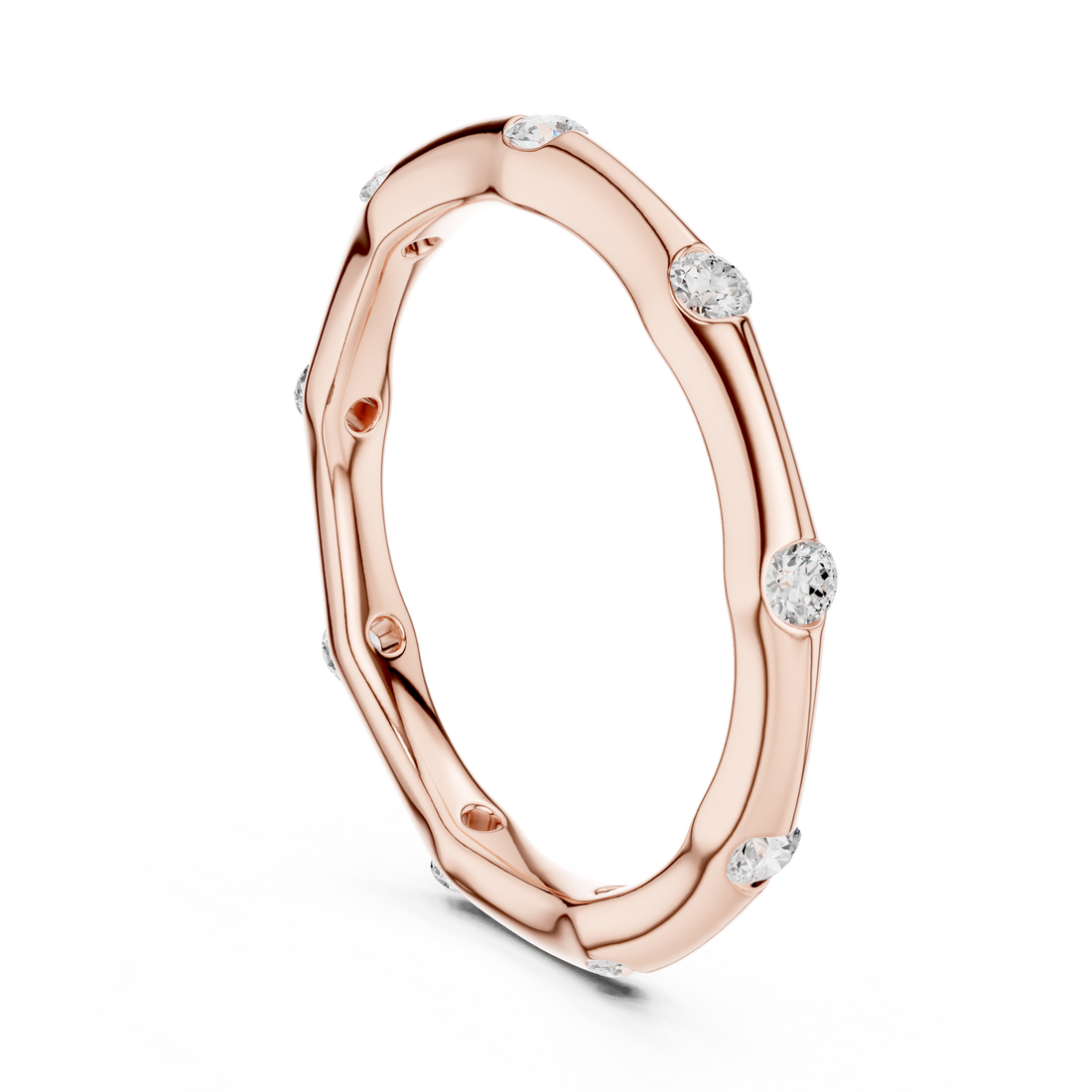 Gypsy Flush Lab Grown Diamond Ring