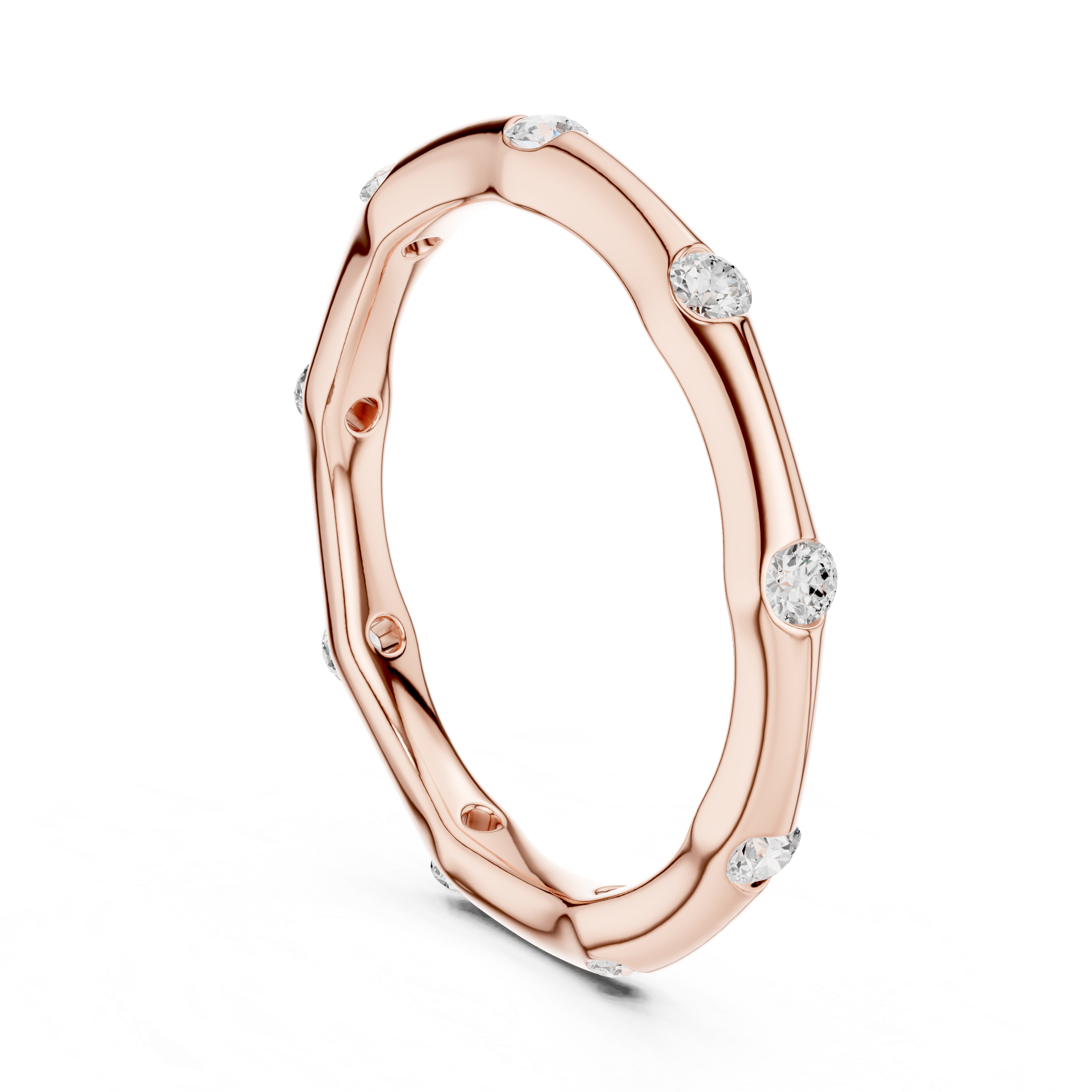 Gypsy Flush Lab Grown Diamond Ring
