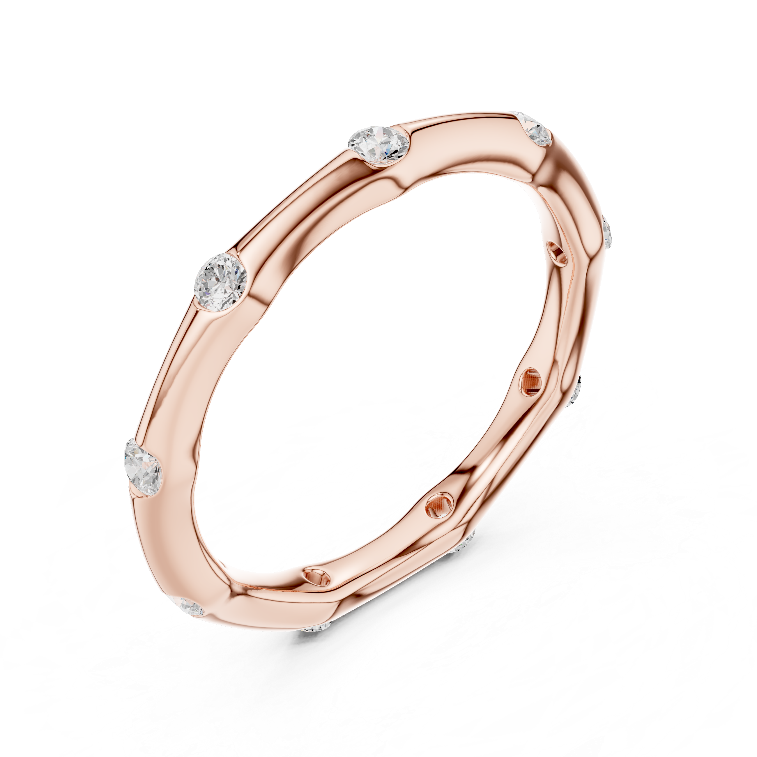 Gypsy Flush Lab Grown Diamond Ring