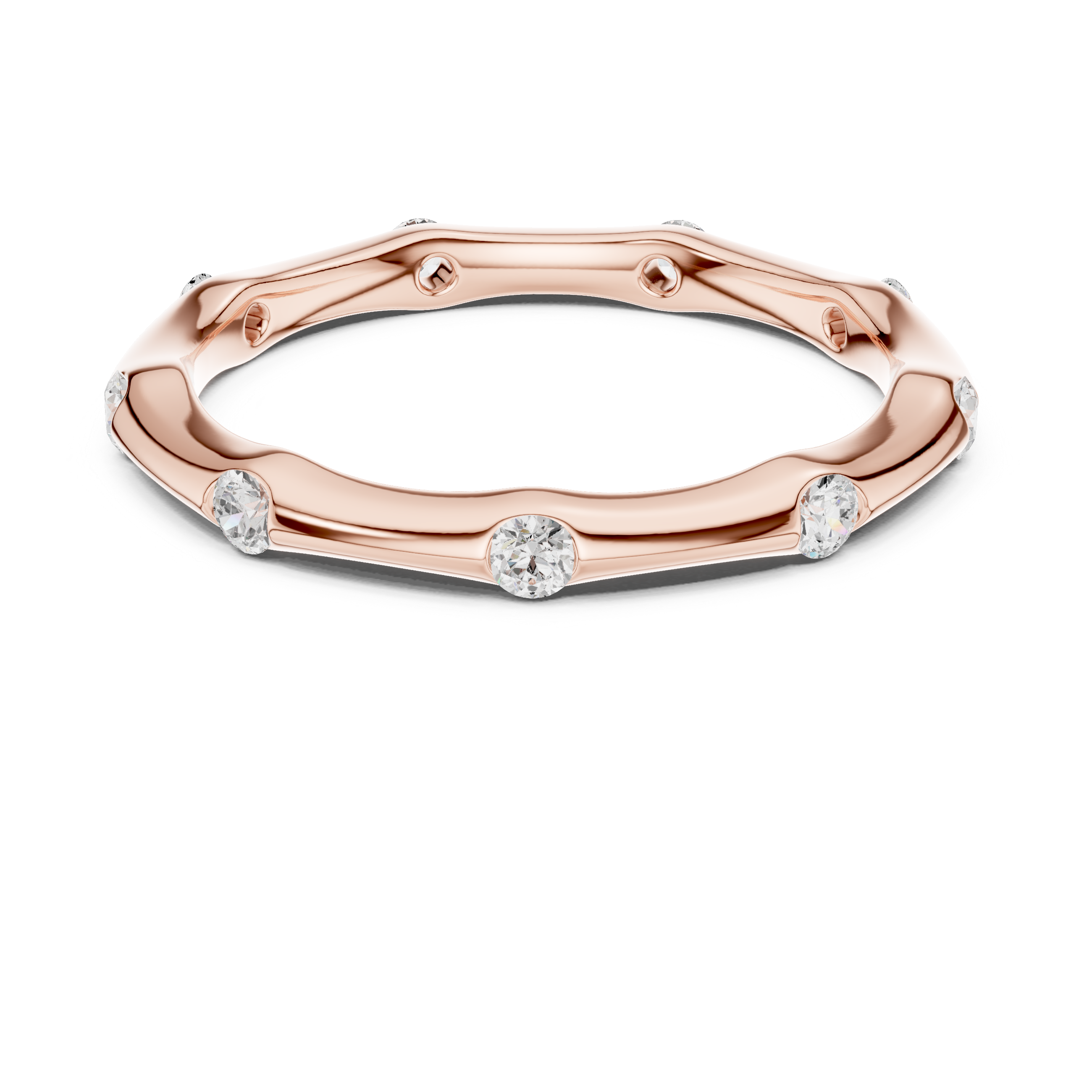 Gypsy Flush Lab Grown Diamond Ring