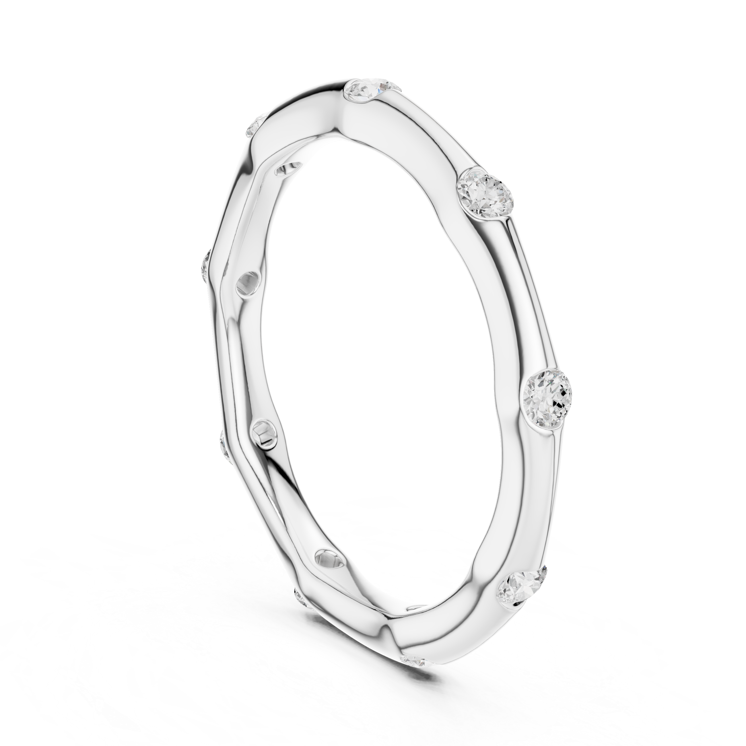 Gypsy Flush Lab Grown Diamond Ring