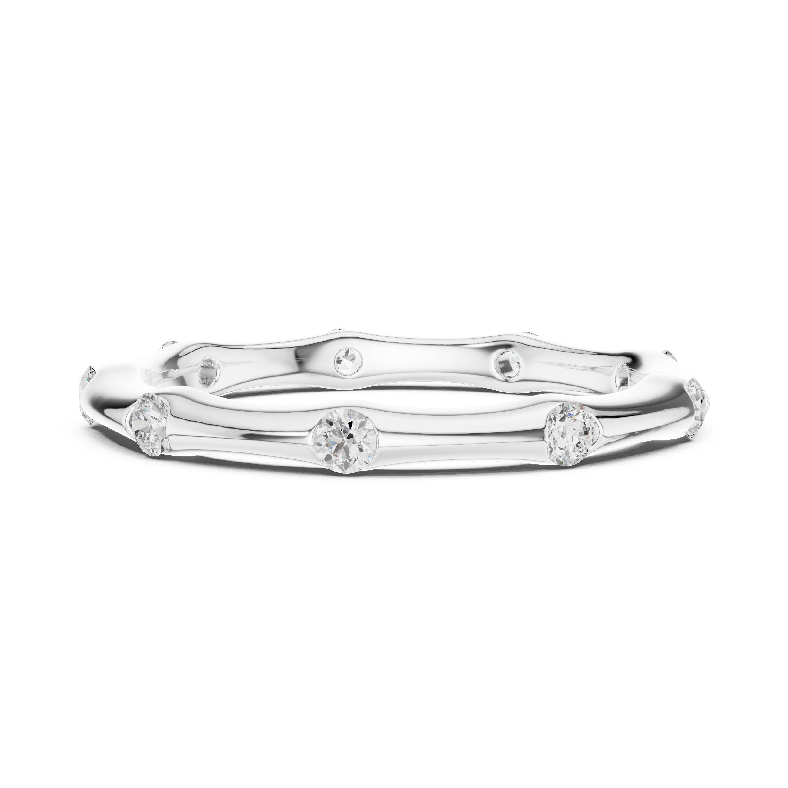 Gypsy Flush Lab Grown Diamond Ring