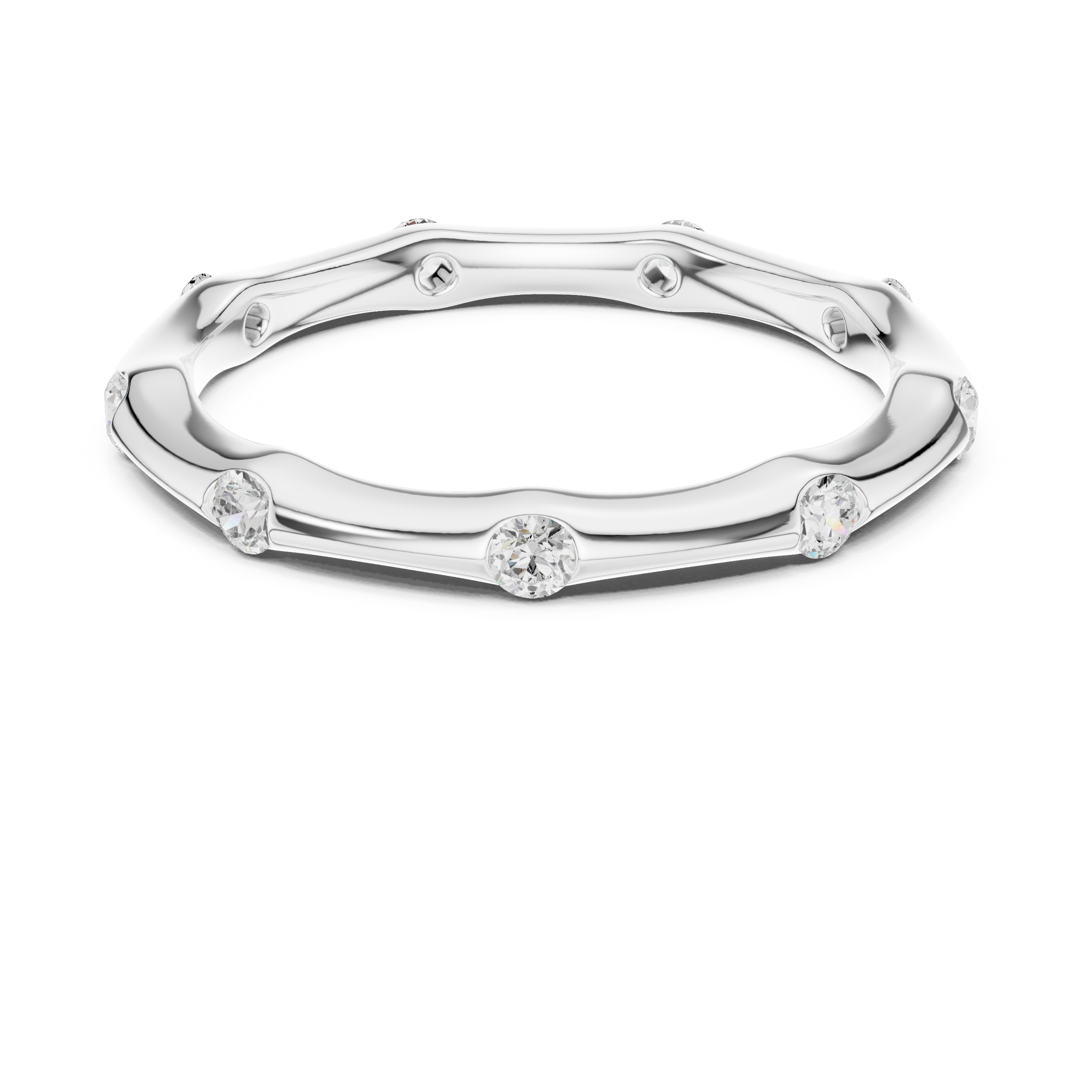Gypsy Flush Lab Grown Diamond Ring