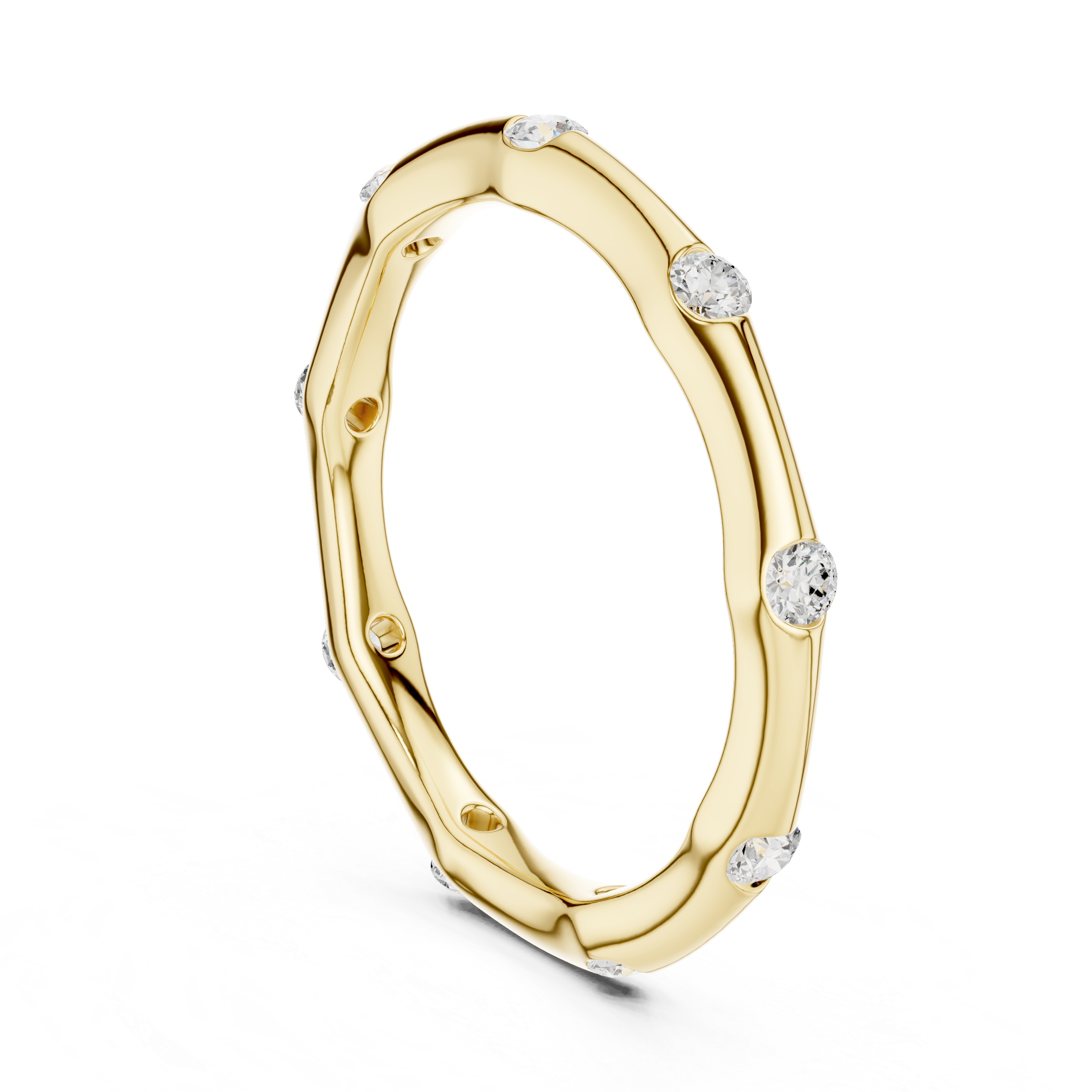 Gypsy Flush Lab Grown Diamond Ring