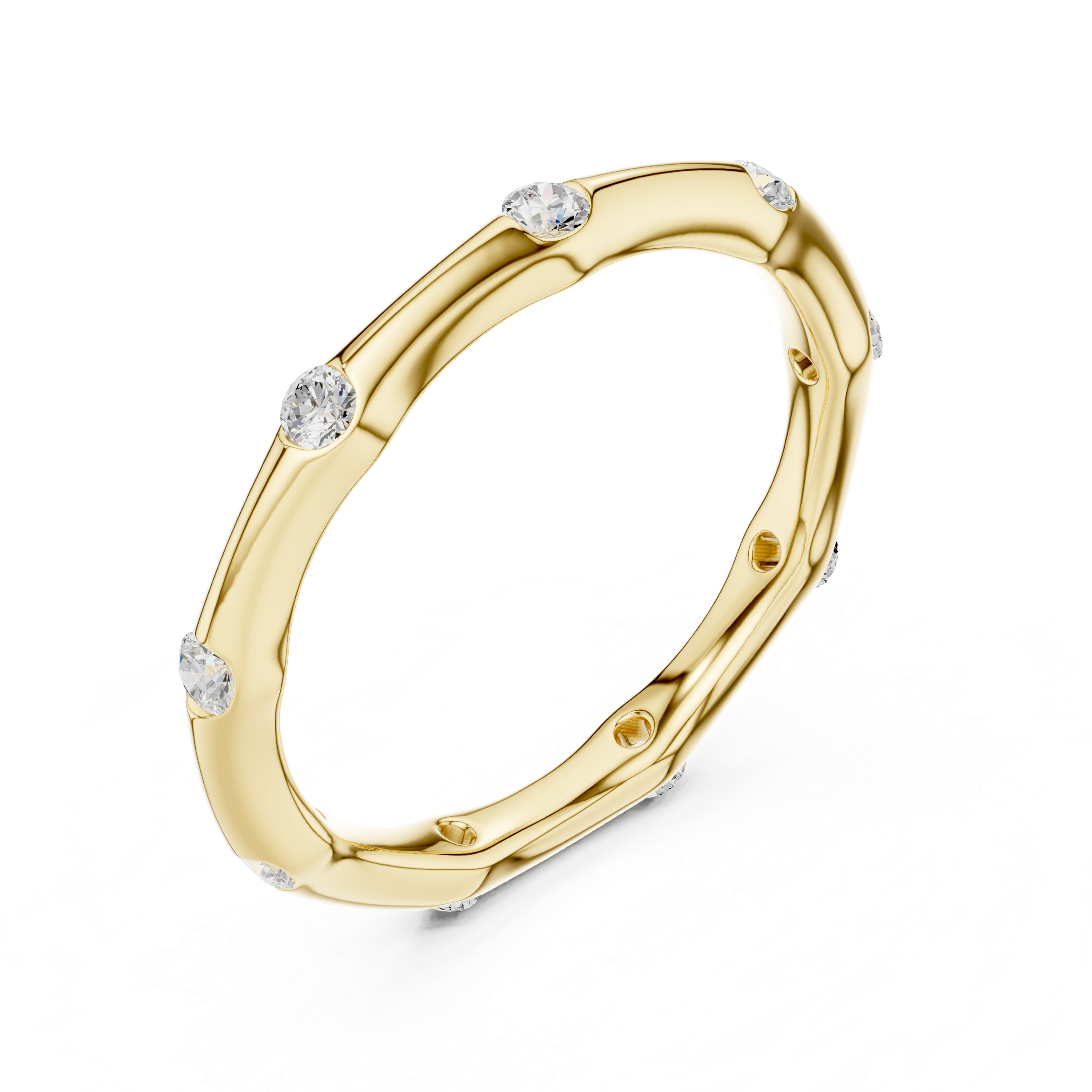 Gypsy Flush Lab Grown Diamond Ring