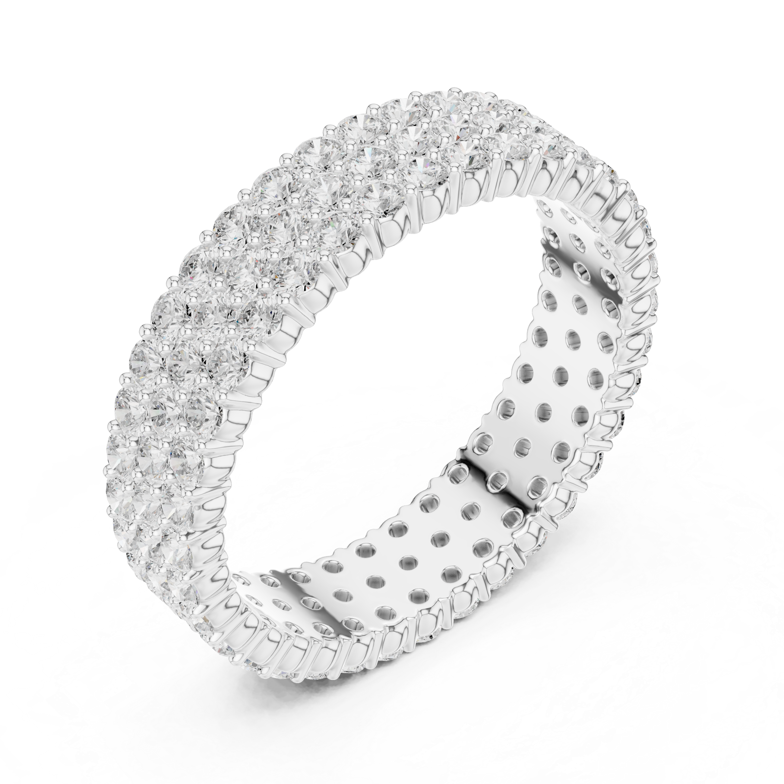 Channel Elegance Lab Grown Diamond Ring