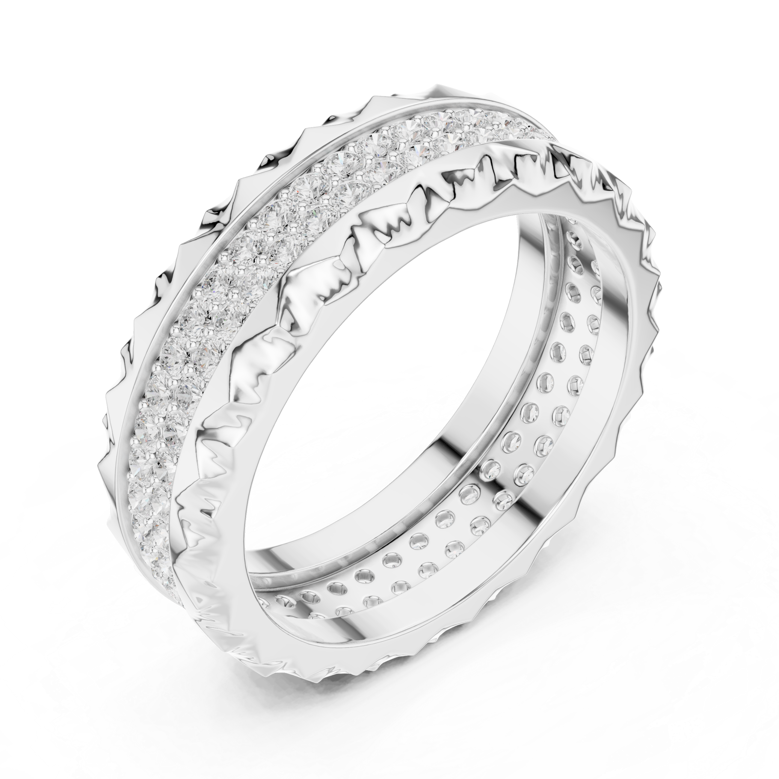 Bezel Secure Lab Grown Diamond Ring