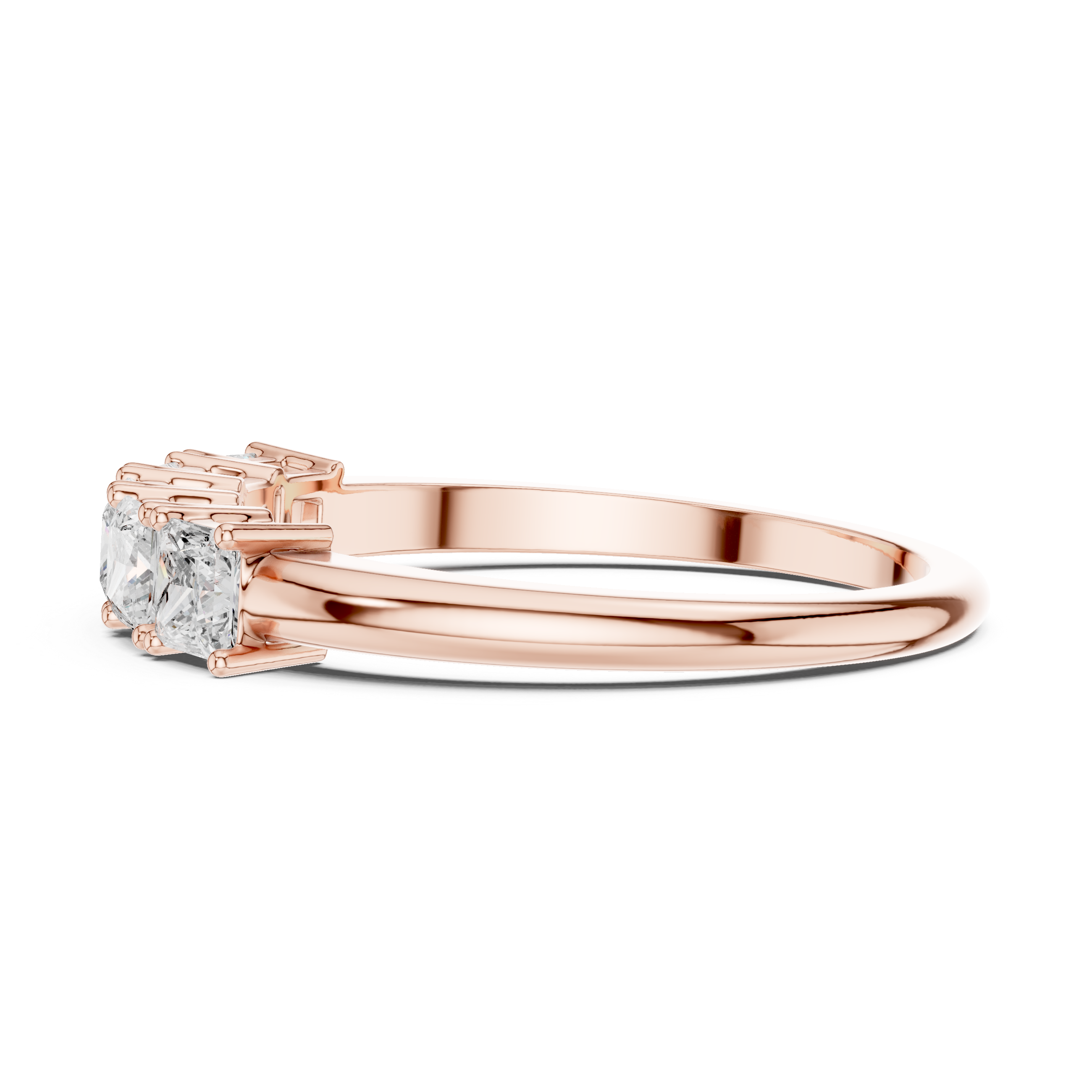 Five Stone Shining Lab Grown Diamond Ring