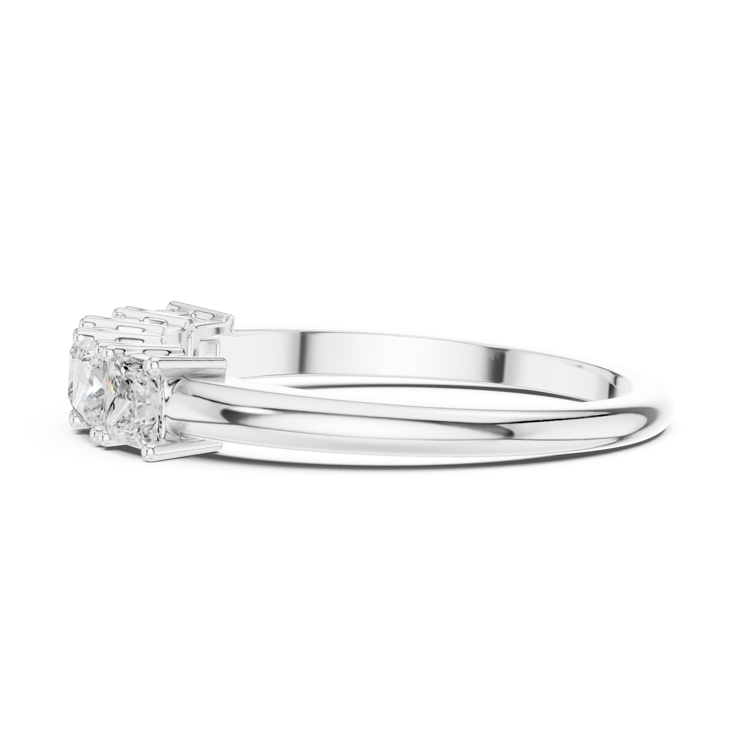 Five Stone Shining Lab Grown Diamond Ring