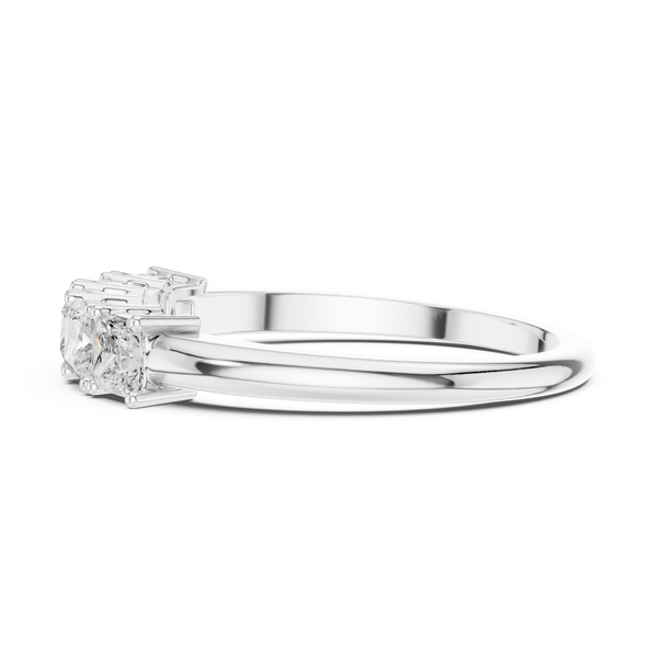 Five Stone Shining Lab Grown Diamond Ring