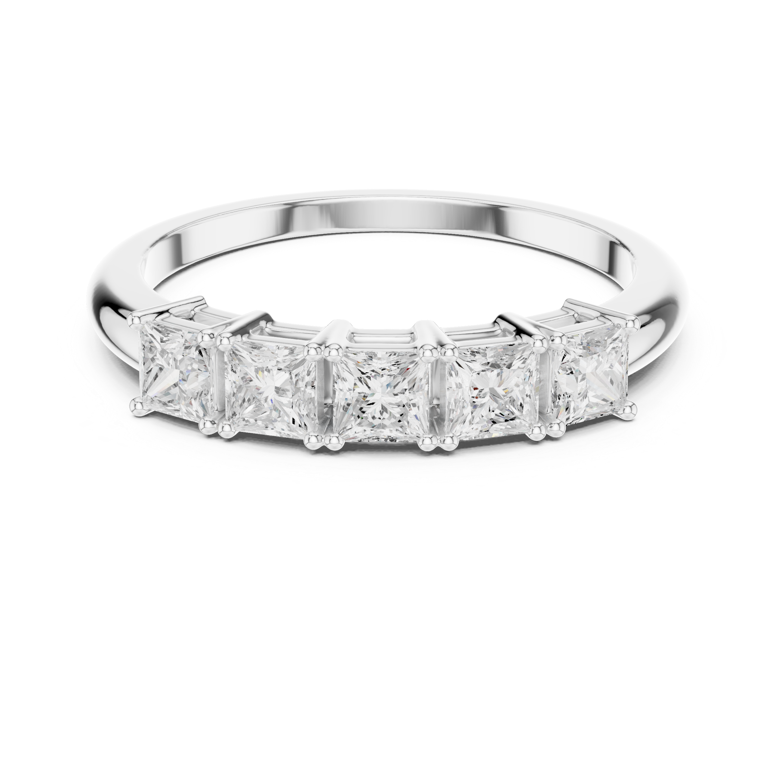 Five Stone Shining Lab Grown Diamond Ring