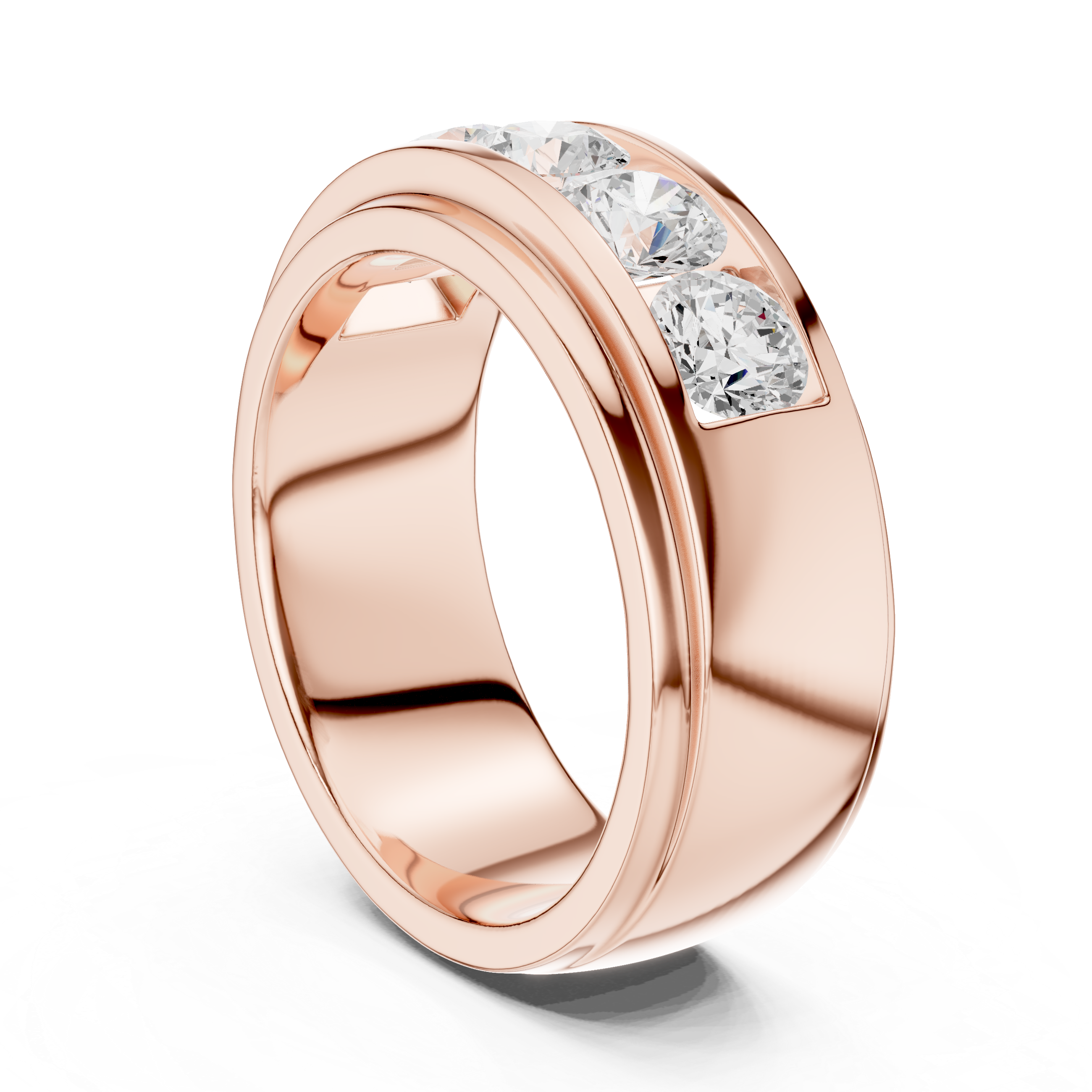 Ornate Vintage Lab Grown Diamond Ring