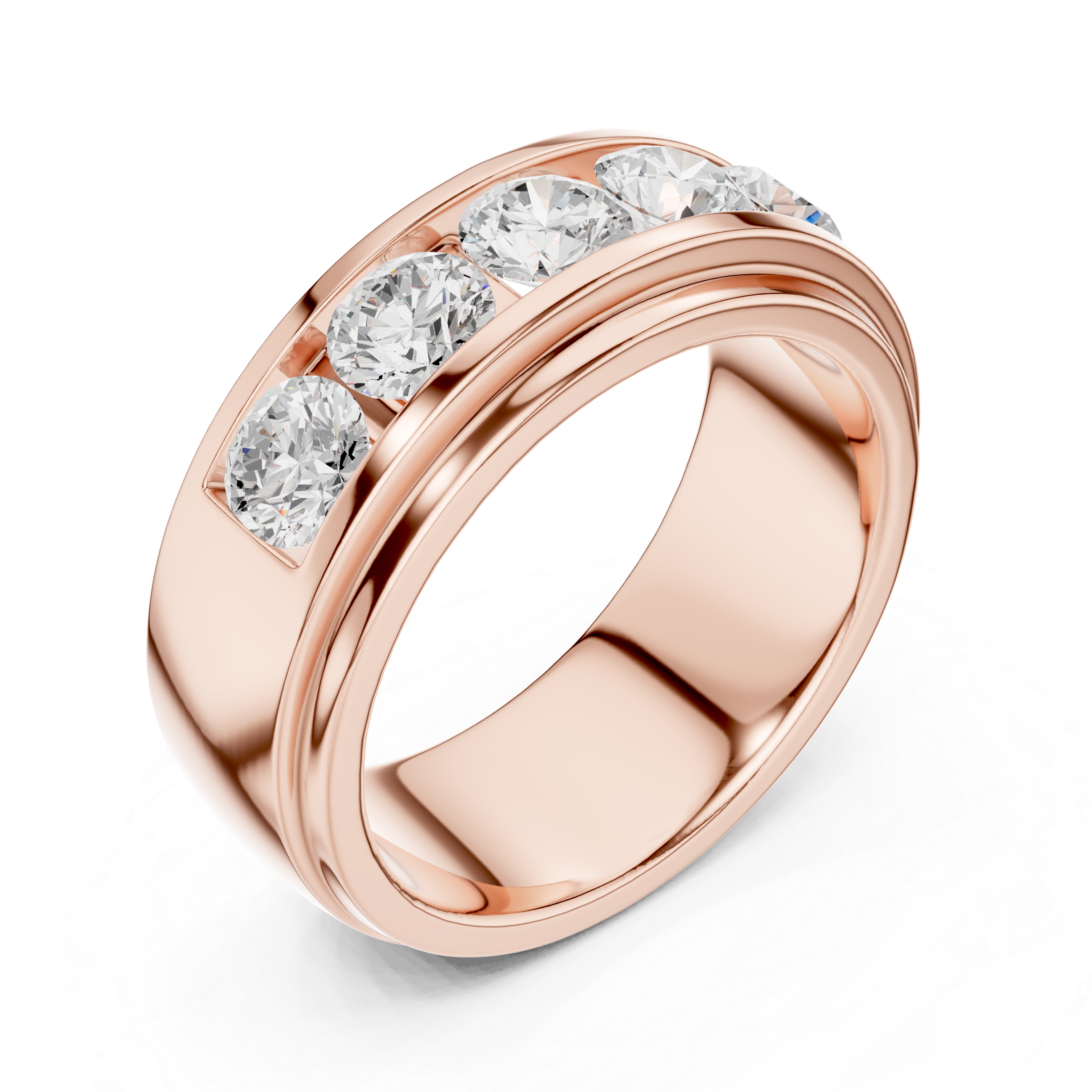 Ornate Vintage Lab Grown Diamond Ring