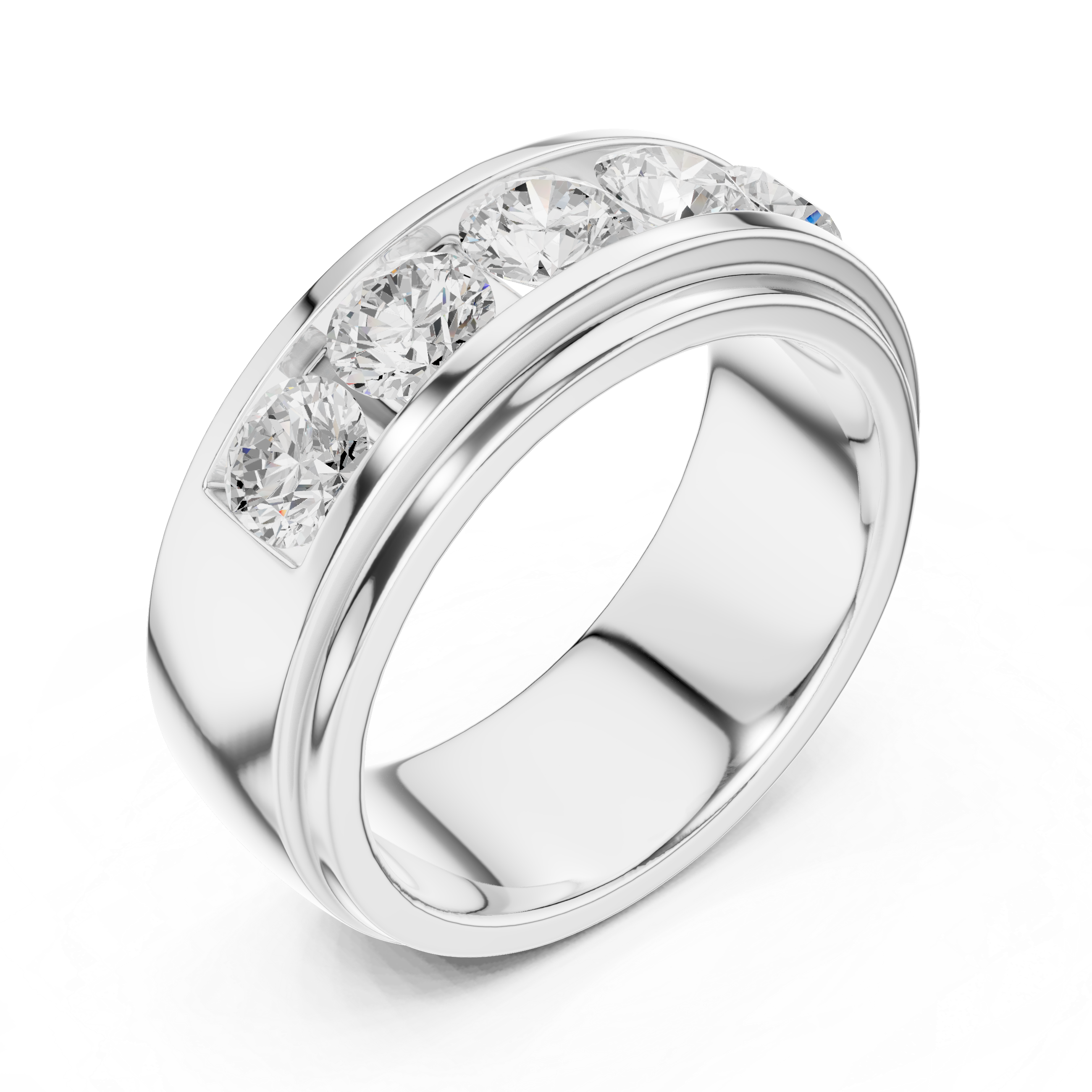 Ornate Vintage Lab Grown Diamond Ring